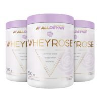 Wheyrose 500g – ALLDeynn vanilla/chocolate/ salad peanut butter with cookie/coffee with cookie/strawberry